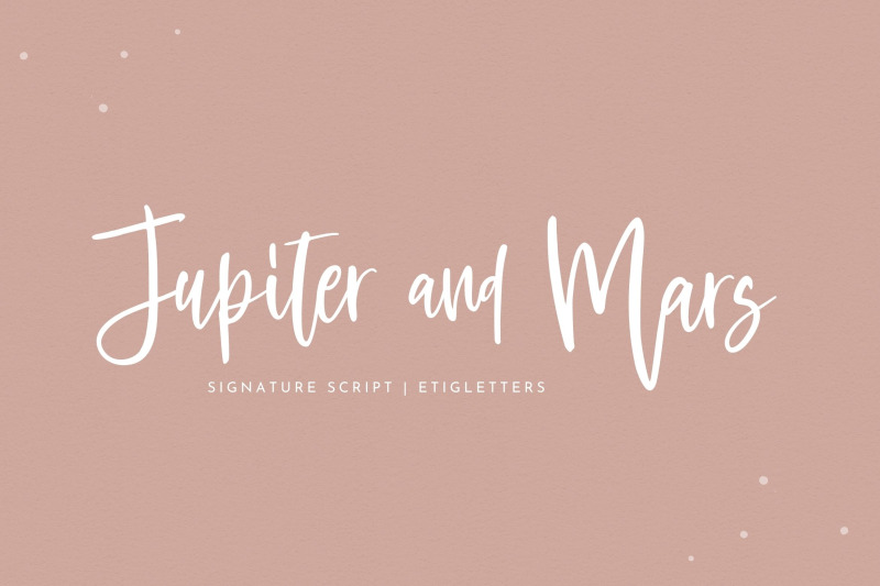 jupiter-and-mars-script-font