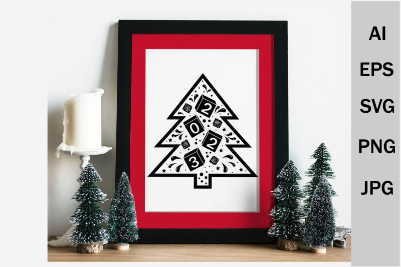 svg-christmas-tree-with-a-pattern-christmas-cut-out-file