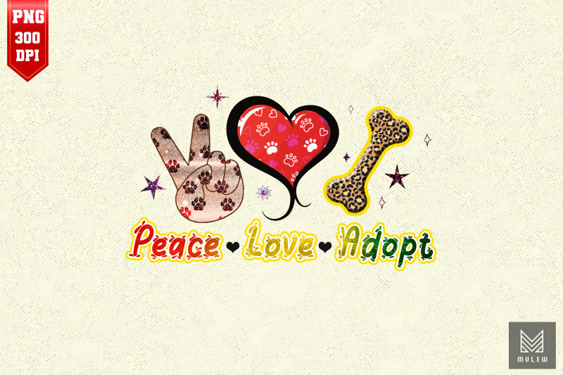 peace-love-rescue-adopt-dog-lover