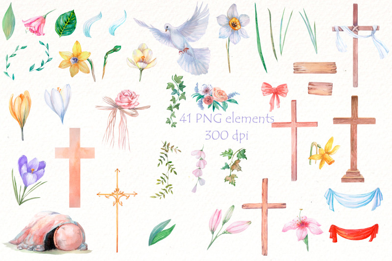 easter-watercolor-clipart-bundle-spring-flowers-png-dove