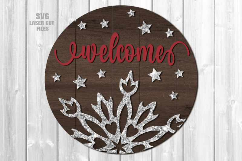 christmas-welcome-sign-svg-laser-cut-files-snowflake-svg