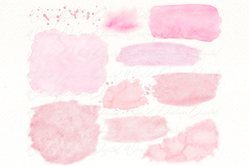 pink-splashes-watercolor-clipart-watercolor-brush-strokes