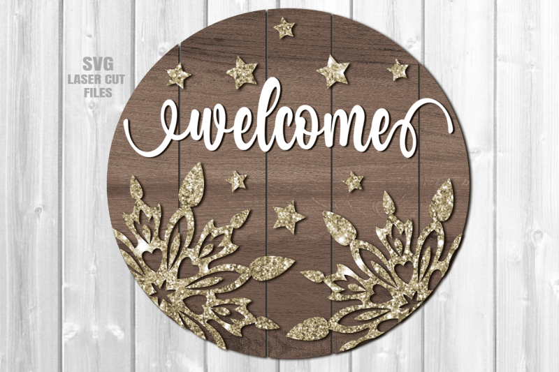 snowflake-welcome-sign-svg-laser-cut-files-christmas-svg