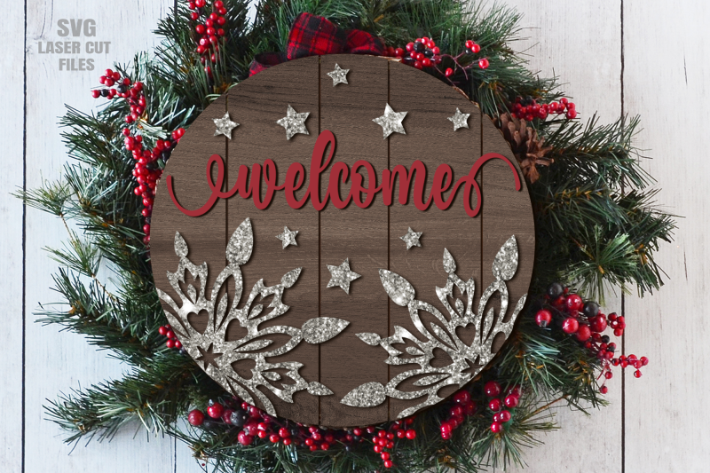 snowflake-welcome-sign-svg-laser-cut-files-christmas-svg