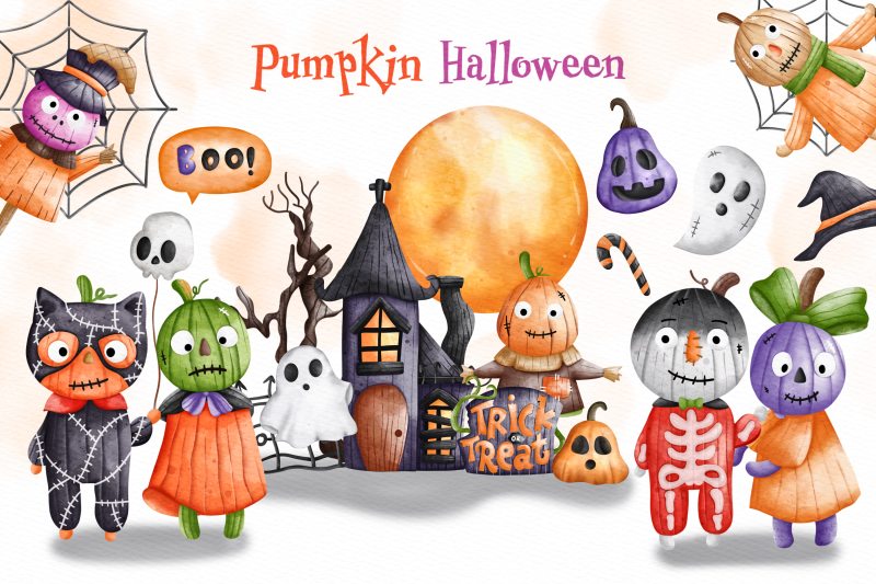 halloween-pumpkin-charecter-pumpkin-kids