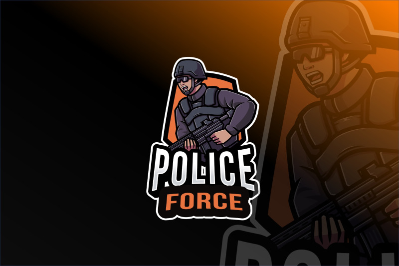 police-force-logo-template