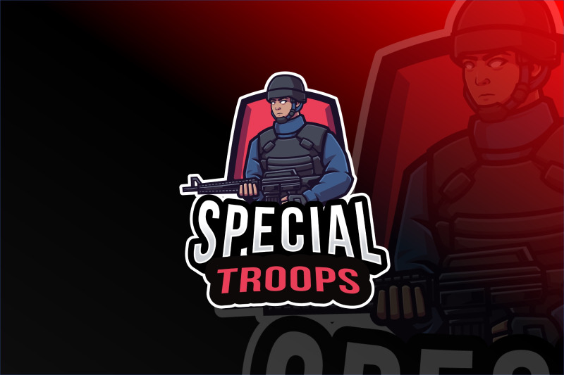 special-troops-logo-template