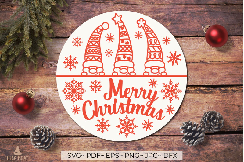 gnome-christmas-round-sign-svg-christmas-door-sing