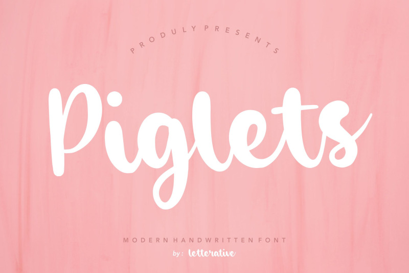 piglets-modern-handwritten-font