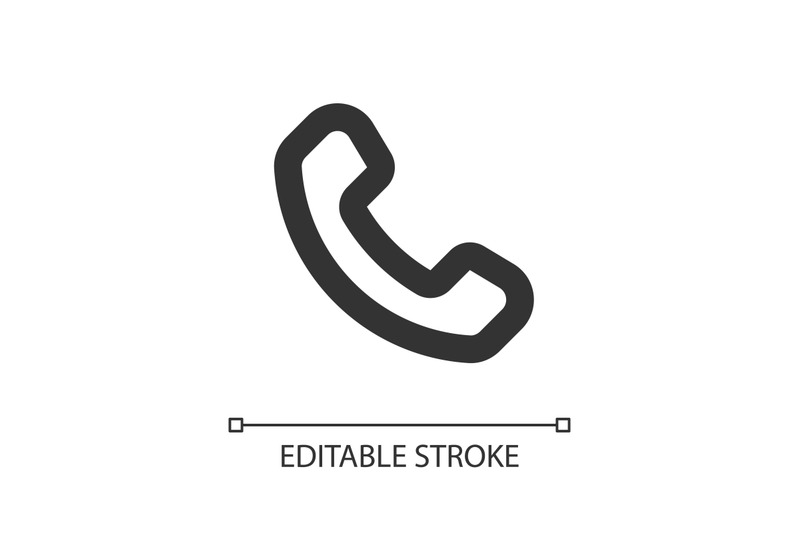 telephone-pixel-perfect-linear-ui-icon