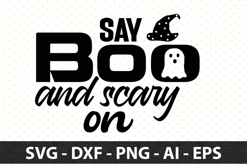 say-boo-and-scary-on-svg