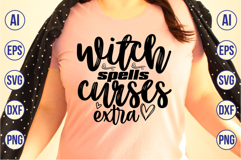 witch spells curses extra svg By orpitaroy | TheHungryJPEG