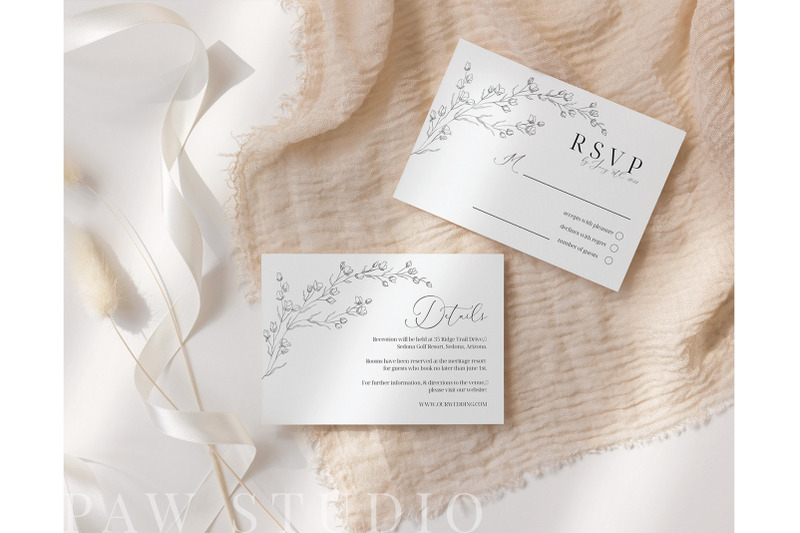 minimalist-wedding-invitation-template-details-rsvp-canva-line-floral