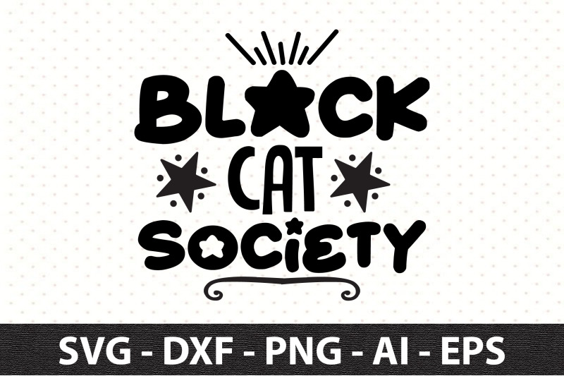 black-cat-society-svg