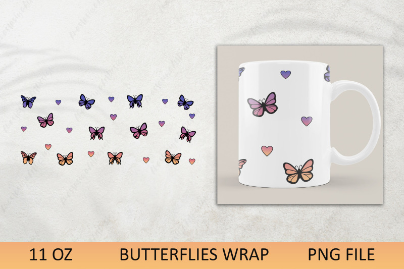 11-oz-mug-full-wrap-with-butterfly-mug-sublimation-png