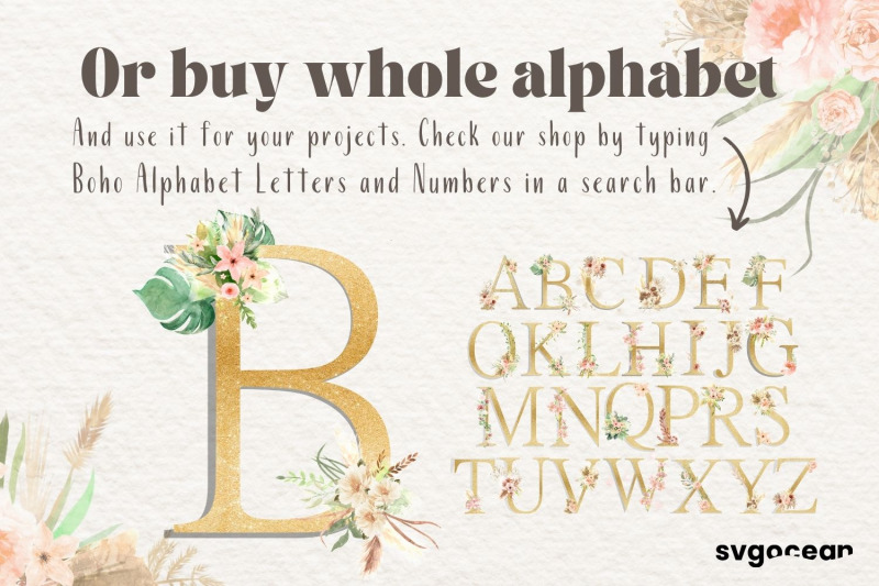 boho-flower-nbsp-letter-b