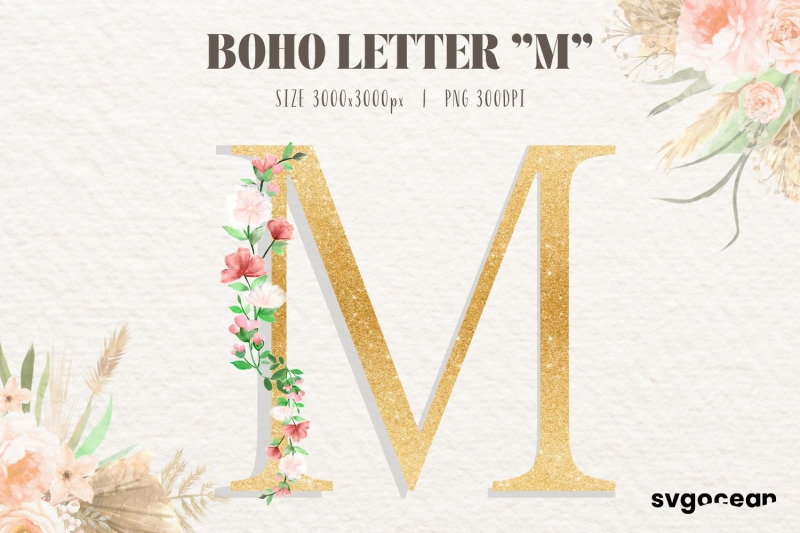 boho-wedding-nbsp-letter-m