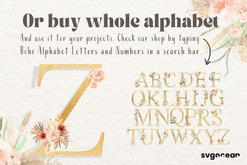 boho-floral-nbsp-letter-z