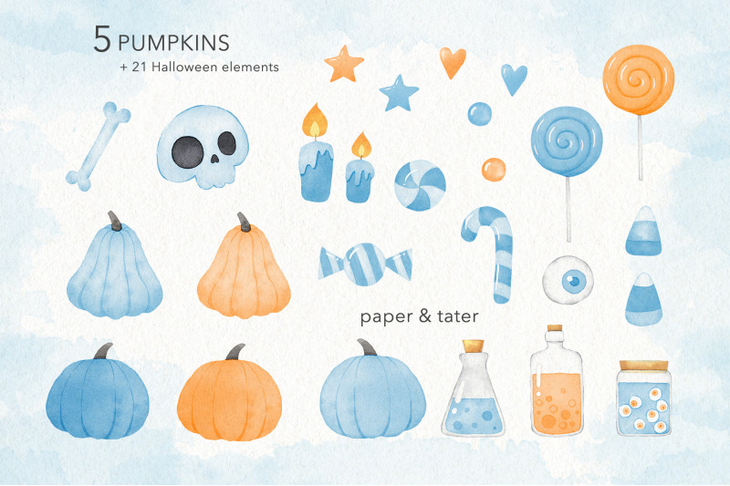 blue-halloween-watercolor-clipart-cute-halloween-boy-png