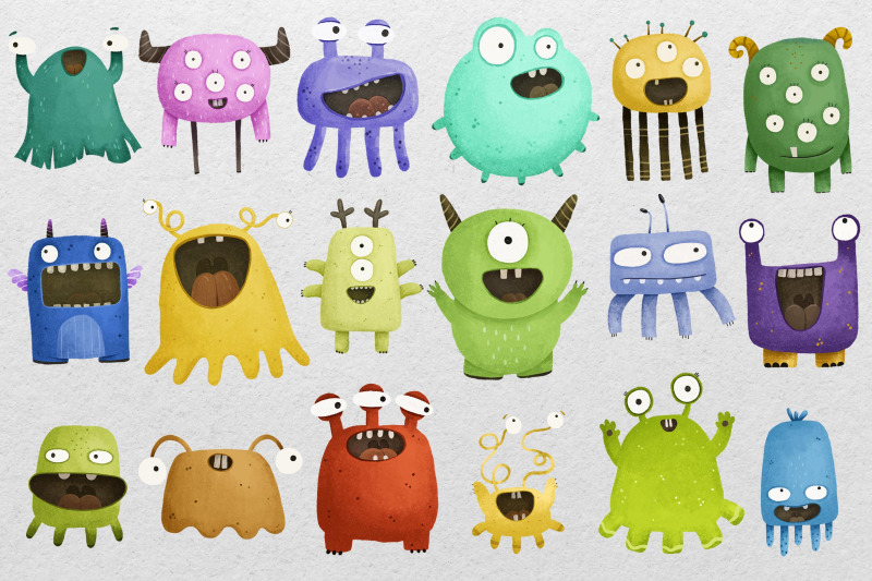 cartoon-monster-characters