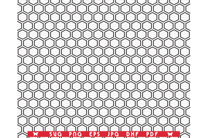 svg-hexagons-black-seamless-pattern-digital-clipart