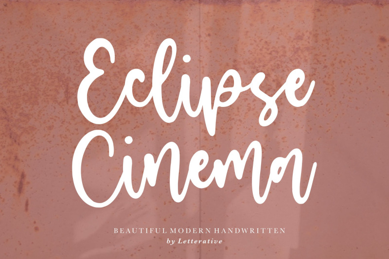 eclipse-cinema-beautiful-modern-handwritten-font