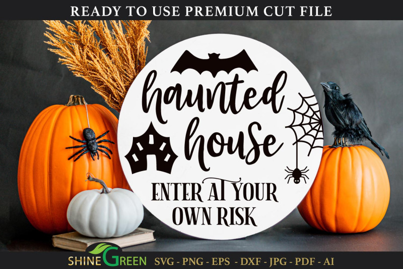 haunted-house-halloween-round-sign-svg-cut-file