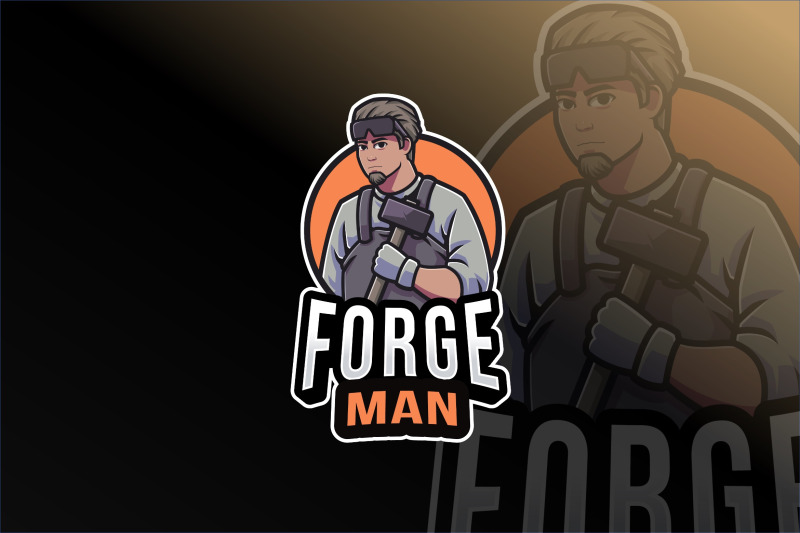 forge-man-logo-template