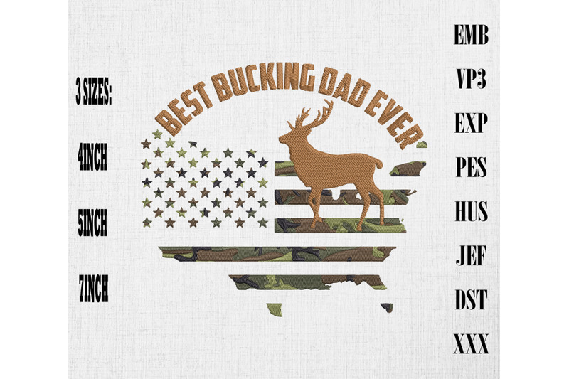 best-buckin-039-dad-ever-camo-deer-hunting-embroidery-hunting-lovers