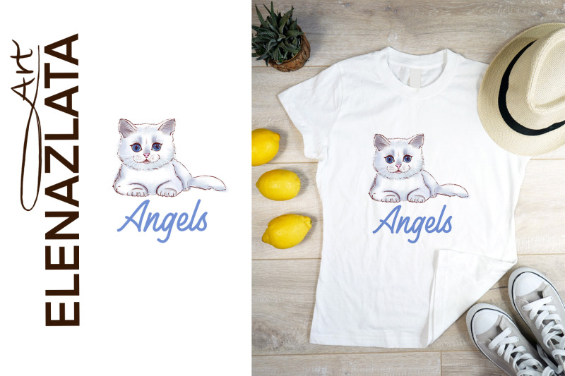 kitten-are-angels-sublimation-cat-clipart