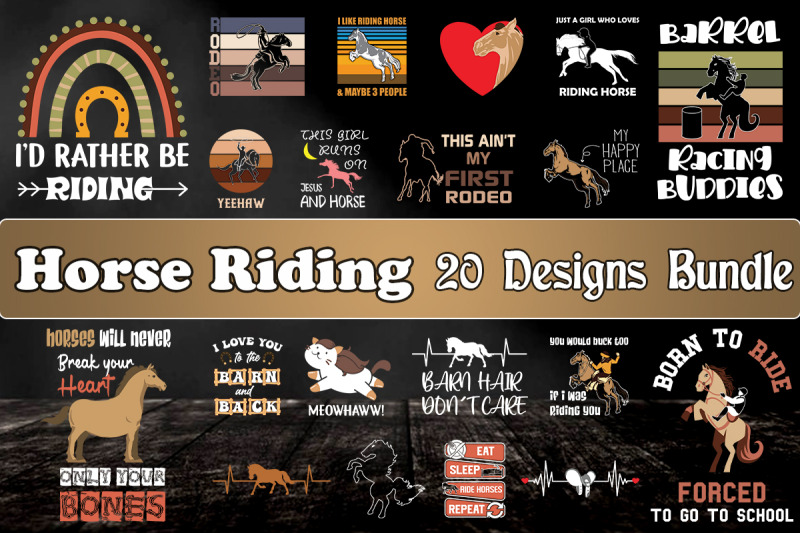 horse-riding-svg-bundle-20-designs