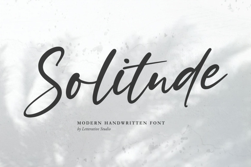 solitude-modern-handwritten-font