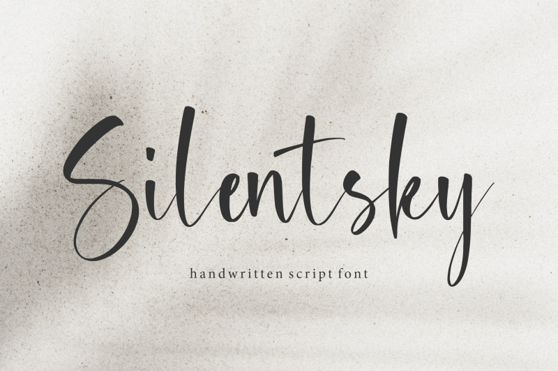 silentsky-modern-handwritten-font