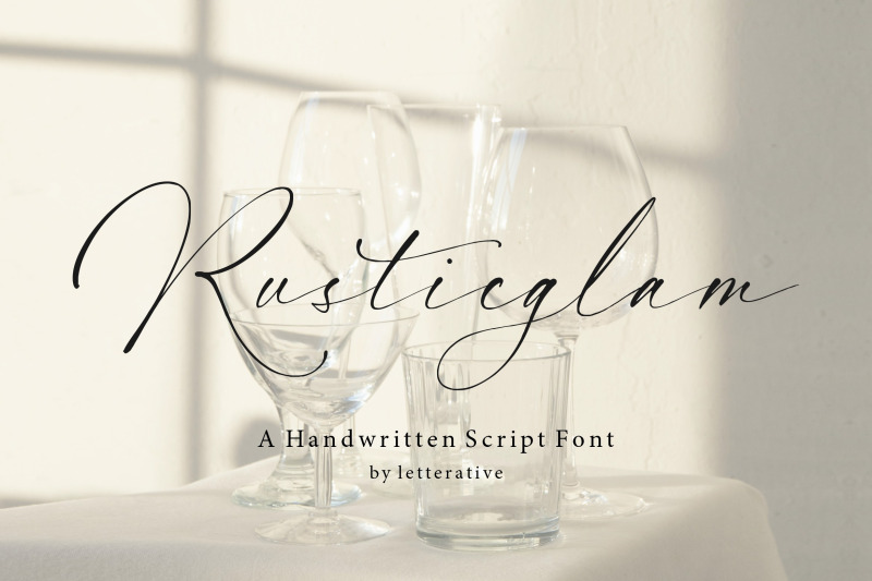rusticglam-handwritten-script-font