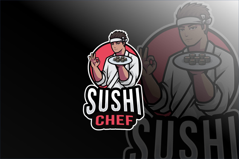 sushi-chef-logo-template