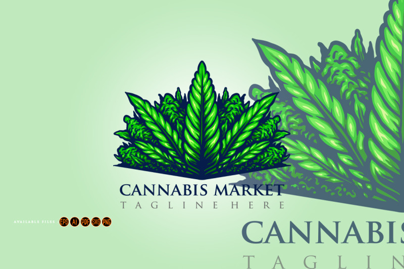 cannabis-leaf-for-logo-mascot-illustrations