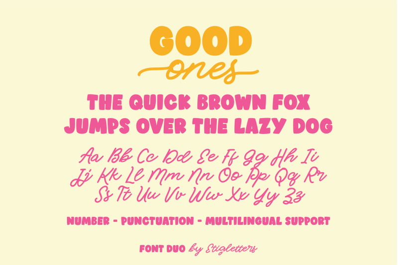 good-ones-font-duo