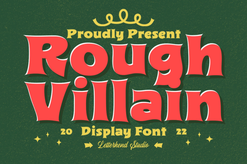 rough-villain-display-font