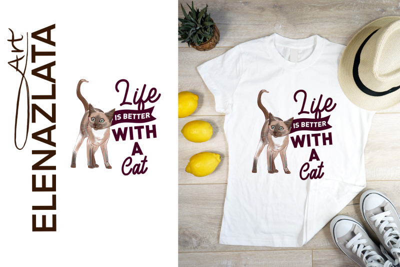 life-is-better-with-a-cat-sublimation-cat-clipart