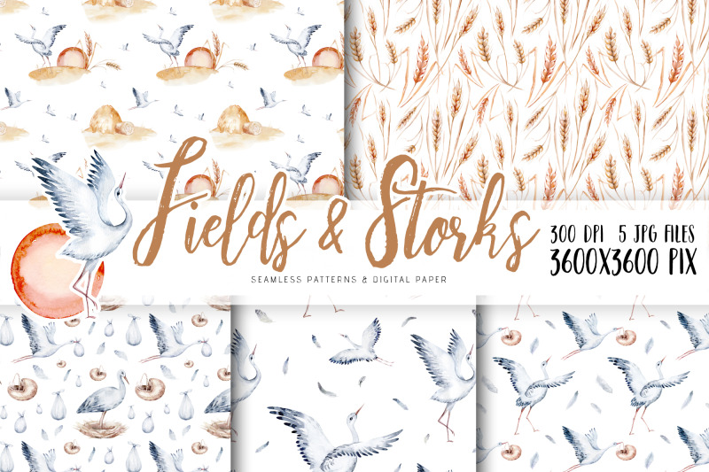 watercolor-fields-seamless-patterns-set-stork-ears-newborn