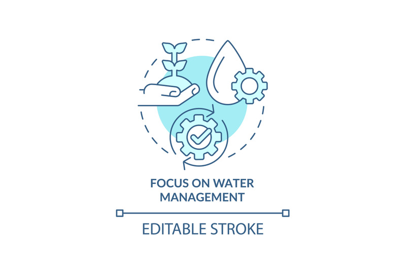 focus-on-water-management-turquoise-concept-icon