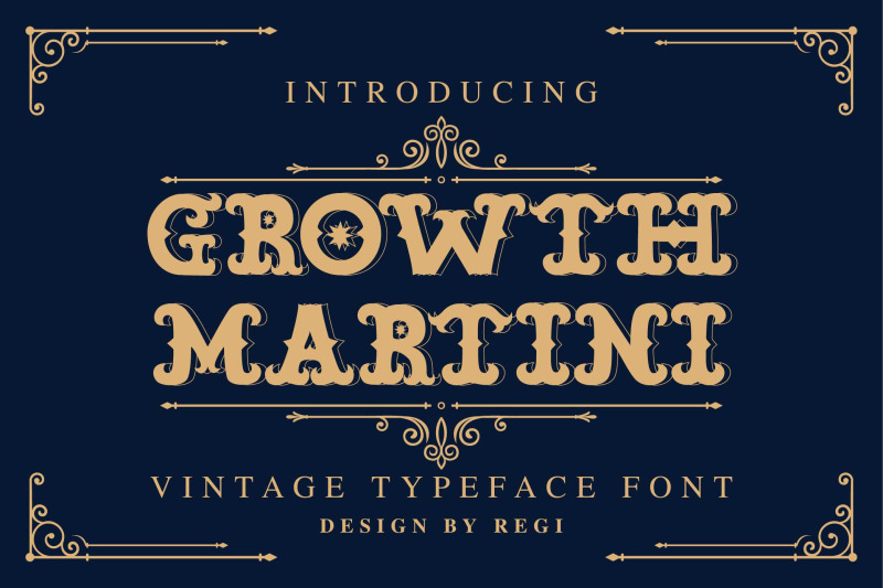 growth-martini-vintage-typeface-font