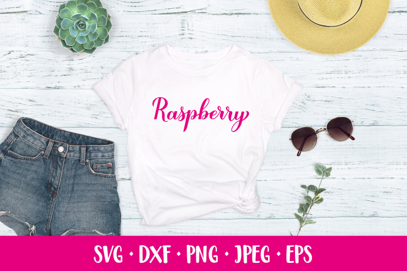 raspberry-hand-lettered-svg