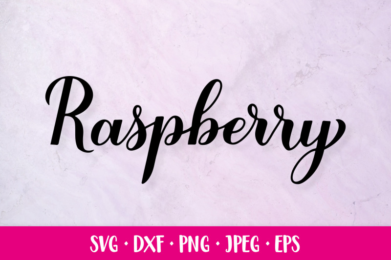 raspberry-hand-lettered-svg