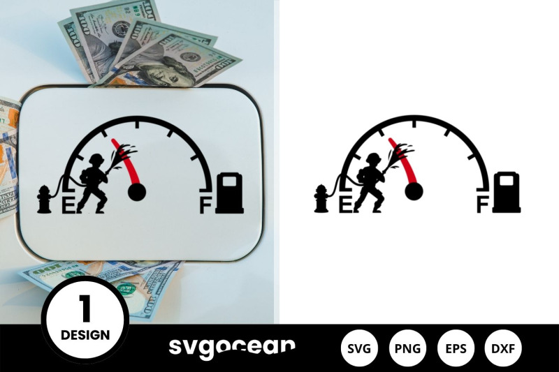 fireman-stopping-fuel-gauge-indicator-svg-design