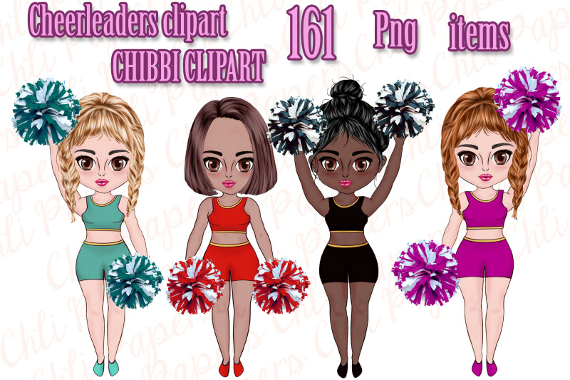 cheerleaders-clipart-girls-clipart-cute-chibi-girls-clipart
