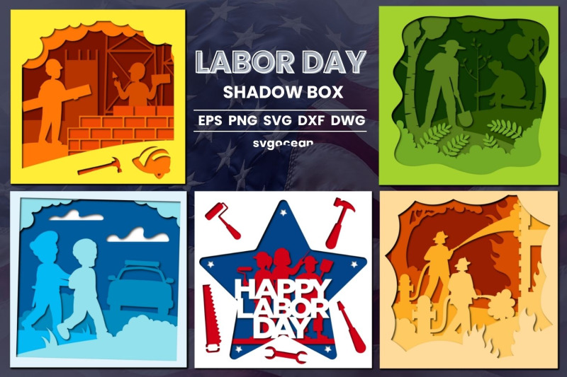 labor-day-shadow-box-svg-bundle