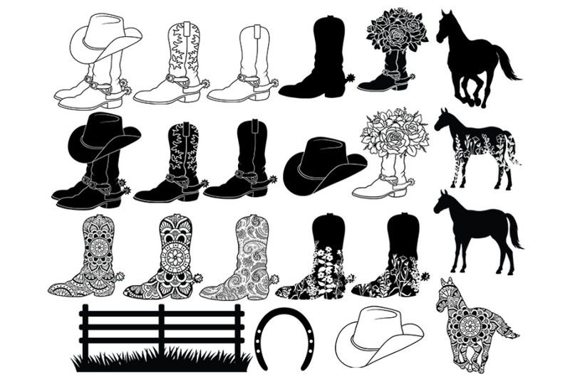 cowboy-boot-bundle-svg-files-for-silhouette-and-cricut