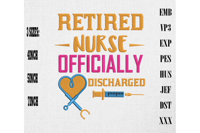 retired-nurse-officially-discharged-embroidery