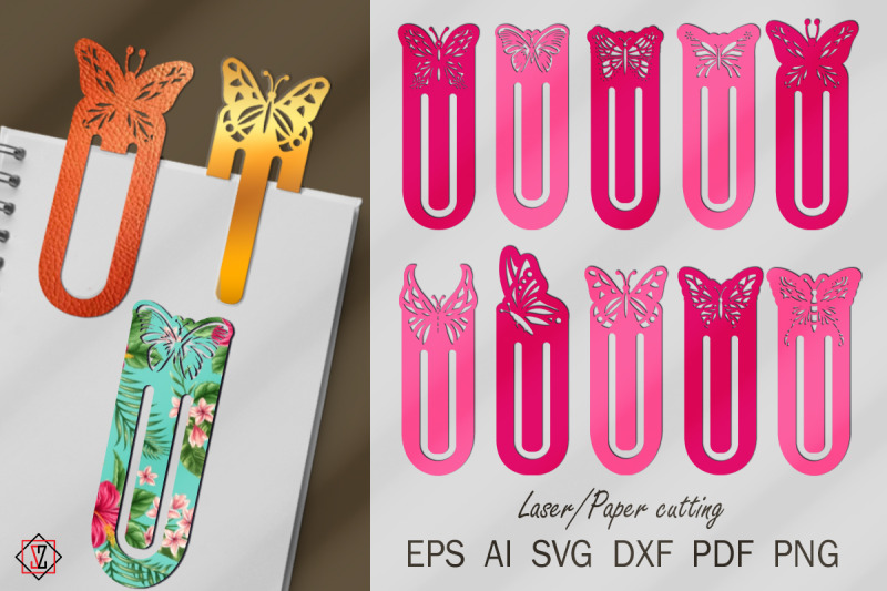 bookmarks-butterfly-clips-laser-cut-paper-cut-svg